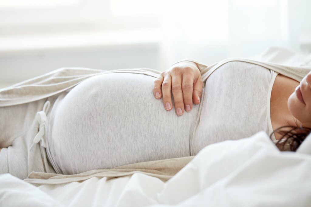 Schwangere Frau Beckengelenkschmerzen