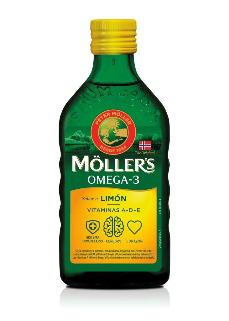 Möller's Aceite de hígado de bacalao - Limón - Mollers-es